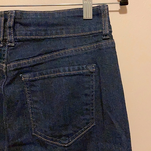 Old Navy, Dark Denim Pencil Skirt, Indigo, Jean 2 - Picture 4 of 12